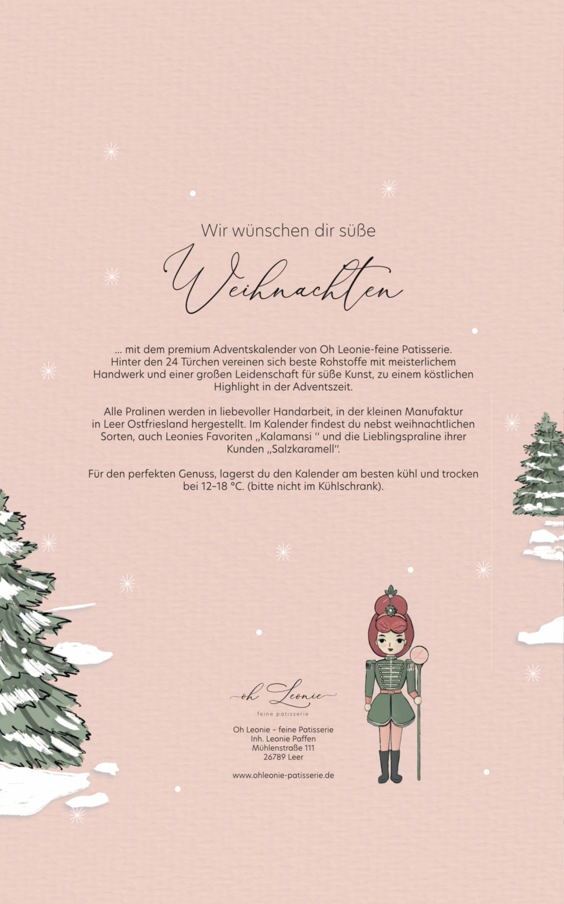 Premium Pralinen Adventskalender